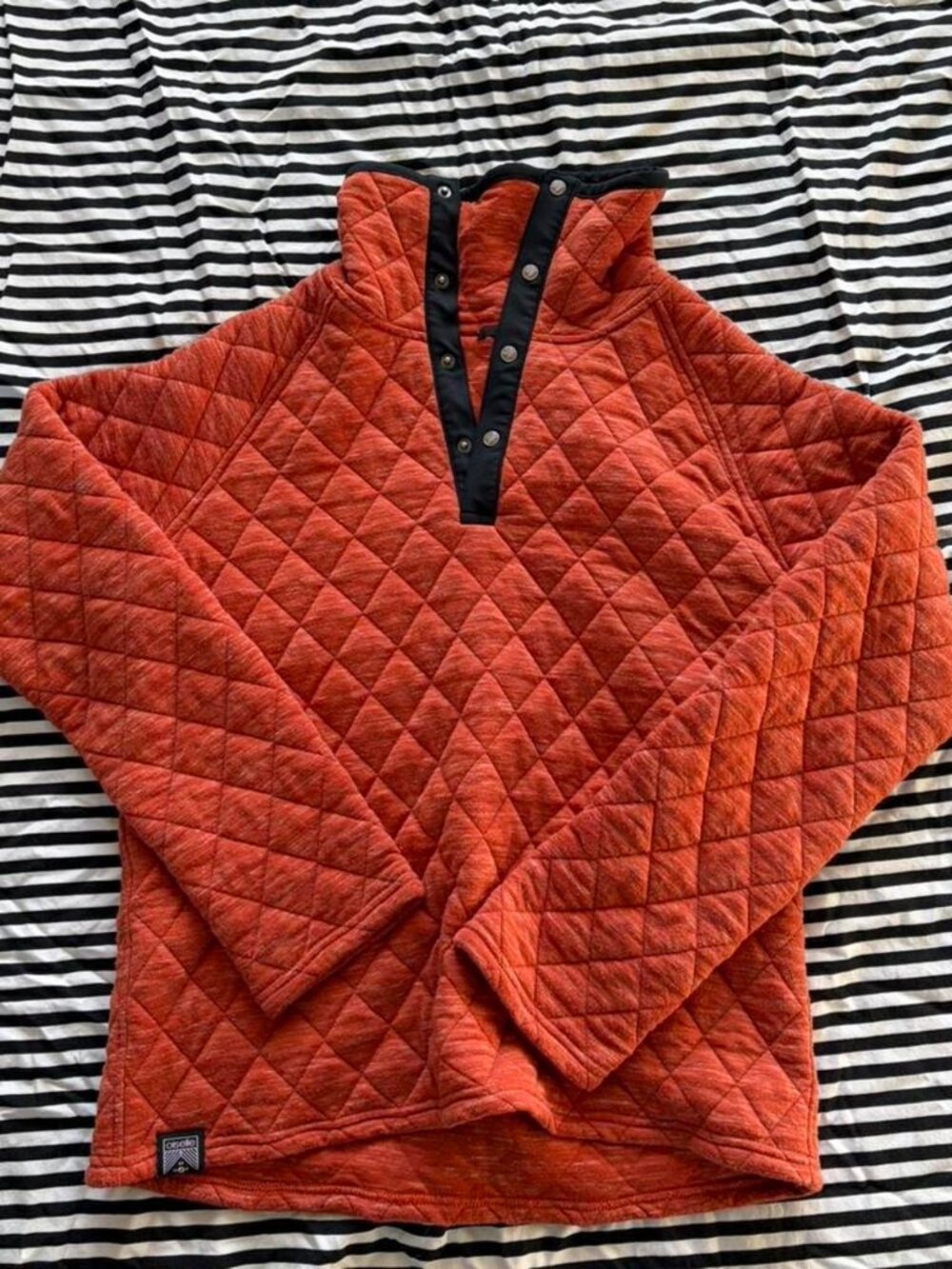 Patagonia Women's Orange and Red Jumper